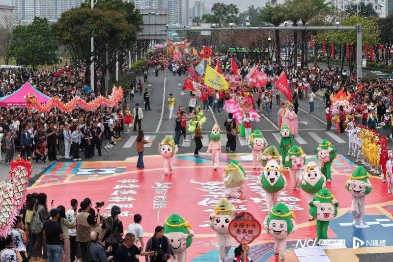 馬年新韻：肇慶廣府廟會非遺巡遊啟幕，AI科技潮範鬧元宵